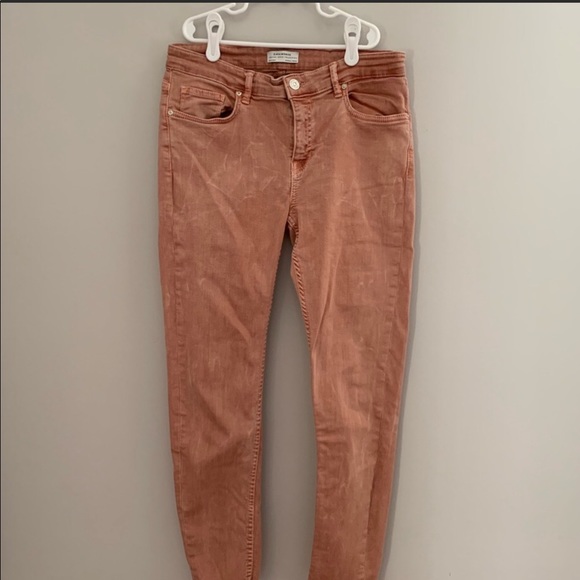 Zara The Skinny Distressed Hem Jean - Picture 2 of 5